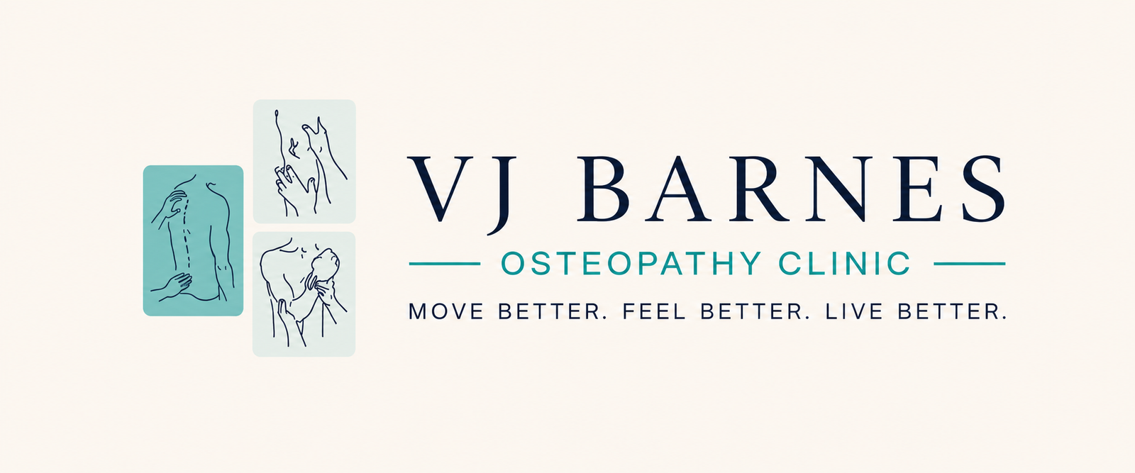 VJ Barnes Osteopathy Clinic. Move better. Feel better. Live better.